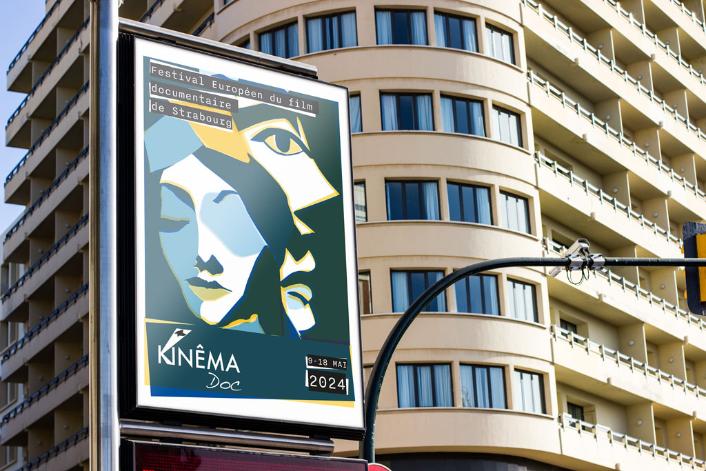 Affiche cinéma créée par Audrey Bourdin - Graphiste spécialisée communication culturelle Toulouse Atelier Pieko