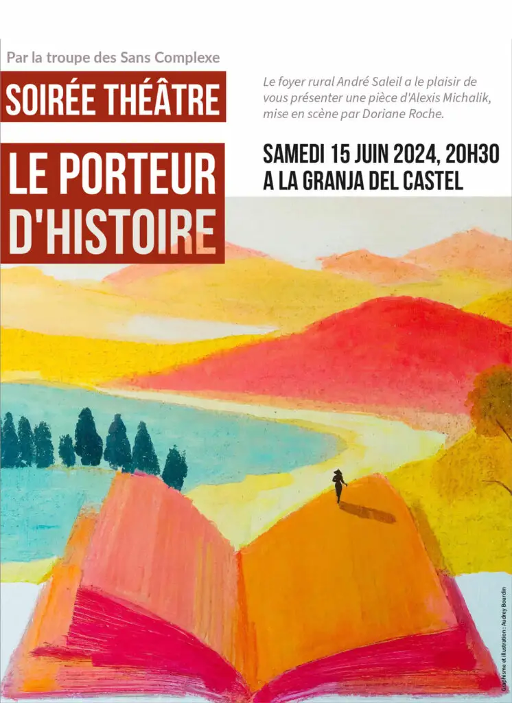 Communication visuelle théâtre - Création affiche spectacle Toulouse par graphiste Audrey Bourdin