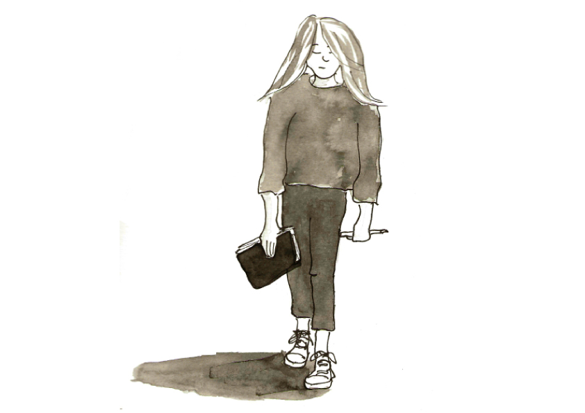 Design avatar romancière Soleyne Joubert - Illustration blog littéraire Toulouse Atelier Pieko