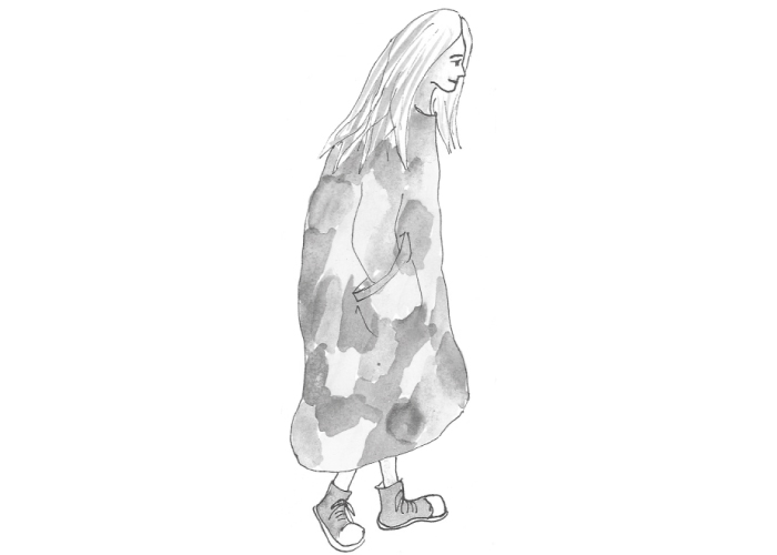 llustration avatar blog littéraire La Louve Givrée - Création Audrey Bourdin Atelier Pieko