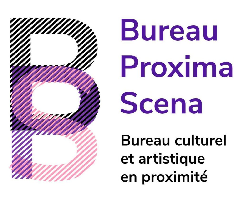 Logo du Bureau Proximascena, création graphique par Audrey Bourdin - Atelier Pieko Toulouse